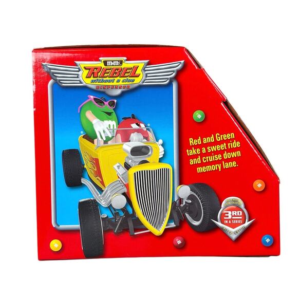 NIB Vintage M&M Dispenser Rebel Without A Clue Decorative Collectible Candy - Picture 6 of 9